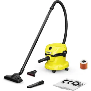 Kärcher WD 2 PLUS V-12/6/18/C HOME, 1000 W, Trommel-Vakuum, Trocken&Na...