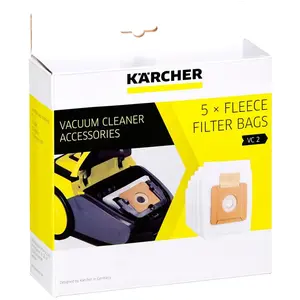 Karcher Fleece-filterbeutel Für Vc2 5 Einheiten