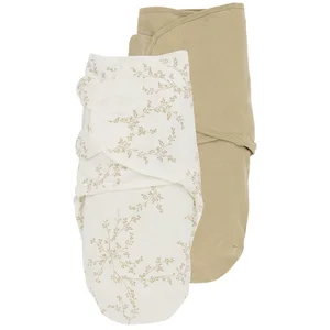 Meyco Baby Pucksack Branches Sand (100% Baumwolle, 2 tlg), 0-3 maanden... günstig