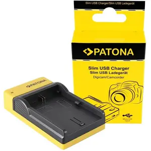 Patona Ladegerät Canon LP-E6 (Kamera Akku Ladegerät), Kamera Stromversorgung, Gelb, Schwarz günstig