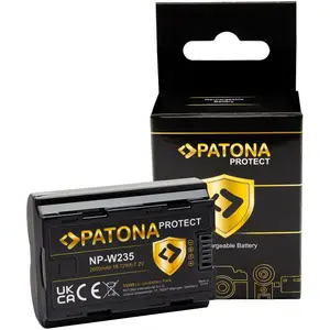 Patona Protect Akku Fuji NP-W235 (Kamera Akku), Kamera Stromversorgung, Schwarz günstig