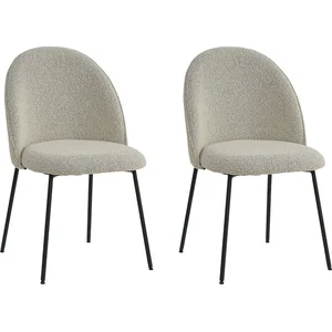 Mobel SIT Polsterstuhl Empoli 2er-Set mit Bouclé-Bezug und abgerundete... günstig