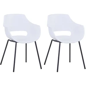 Mobel SIT Schalenstuhl Exeter 2er Set mit Metallgestell im modernen De... günstig
