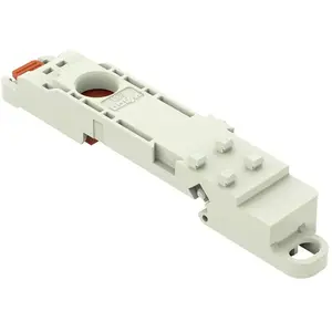 Wago Montageadapter für TS 35/Oberflächenmontage Rastermass 7,62 mm lichtgrau 831, Elektronikkabel + Stecker, Grau