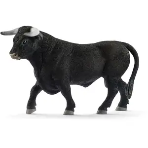 Schleich® Spielfigur FARM WORLD, Schwarzer Stier (13875) günstig