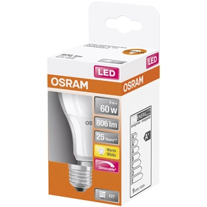 OSRAM OSR LED Birne 9W E27 matt dim 350556 günstig