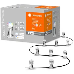 LEDVANCE SMART+ WiFi Garden Dot LED-Spot 9er-Set