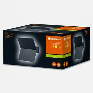 LEDVANCE Endura Style Bat LED-Außenwandlampe grau