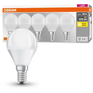 Osram Base, 4,9 W, 40 W, E14, 470 lm, 10000 h, Warmweiß günstig