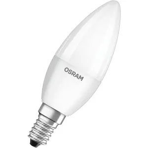 OSRAM LED BASE Classic B40, matte Filament LED-Lampen aus Glas für E14 Sockel, Kerzenform, Warmweiß (2700K), 806 Lumen, Ersatz für herkömmliche 40W-Glühbirnen, 5er-Box günstig