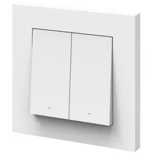OSRAM SMART+ WiFi Zweifach-Wandschalter, Akku, weiß, Matter