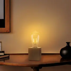 OSRAM Tischleuchte Vintage 1906, Holz mit LED-Lampe E27 günstig