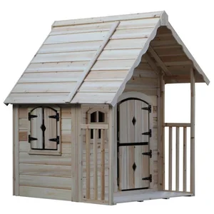 HOME DELUXE Spielhaus aus Holz KIMI - 120 x 130 x 140 cm, mit Terrasse... günstig