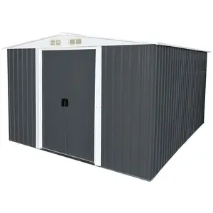 HOME DELUXE - Geräteschuppen BOHIO - Größe: XXL - Maße 257 x 313 x 178 cm, Raumfläche 7,9 m², inkl. Fundament I Gerätehaus Gartenschuppen Gartenschrank günstig