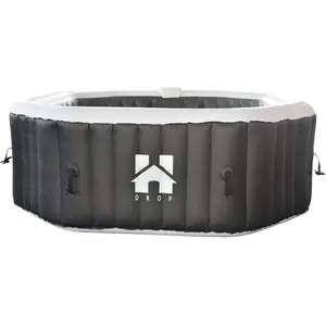 HOME DELUXE - Outdoor Whirlpool - Drop + Kissen, Getränkehalter und So... günstig