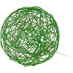 LED-3D-Design-Kugel Galax Fun, Ø 30 cm, grün