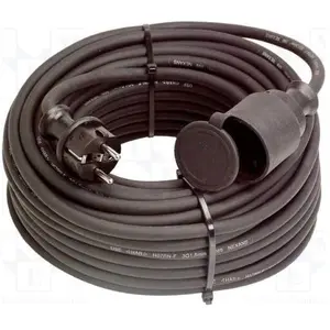 As - Schwabe, Verlängerungskabel, Verlängerungskabel H07RN-F 3G2,5mm2 10m Gummi schwarz 16A (10 m) günstig