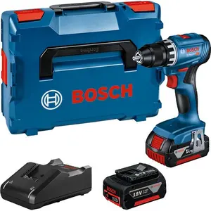Akku-Bohrschrauber GSR 18V-45, 2 x Akku GBA 18V 3.0Ah in L-BOXX