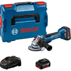 Bosch Akku-Winkelschleifer GWS 18V-10 P, 2 x Akku GBA 18V 5.0Ah in L-BOXX günstig