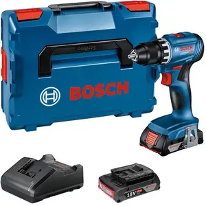 Akku-Bohrschrauber GSR 18V-45, 2 x Akku GBA 18V 2.0Ah in L-BOXX
