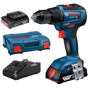 Bosch GSR 18V-55 Professional, Handbohrmaschine, Bürstenlos, Schwarz, ...