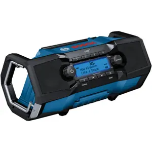 Bosch Professional GPB 18V-2 SC (DAB+, FM, Bluetooth), Radio, Blau, Schwarz