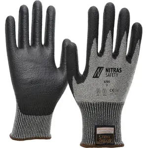 NITRAS® Schnittschutzhandschuhe 6705 10 grau günstig