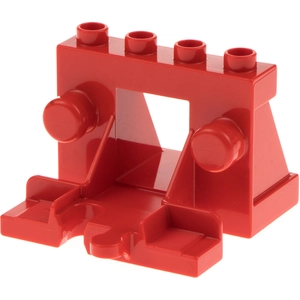1x Lego Duplo Eisenbahn Puffer Zug Stopper 4x4 rot Haltestelle 6219464...