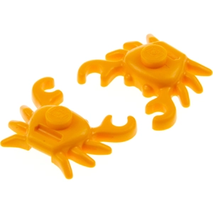 2x Lego Tier Krabbe hell orange Krebs Wasser Strand 7346 4247073 31577...
