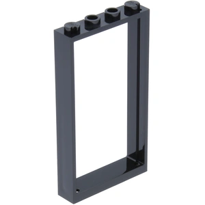 2x Lego Tür Rahmen 1x4x6 schwarz ohne Scheibe Haus Fenster 6337273 605...
