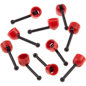10x Lego Antenne rot Schalthebel Hebel schwarz Star Wars 75159 10188 4...
