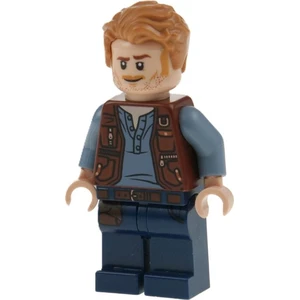 1x Lego Minifigur Jurassic World Owen Grady Doppelgesicht 76940 75930 ...