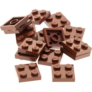 15x Lego Bau Stein 2x2 Platte rot braun Star Wars Set 21125 75192 3022