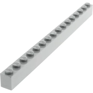1x Lego Bau Stein 1x16x1 neu-hell grau Basic Star Wars 10253 10188 421...