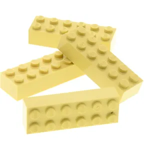 4x Lego Bau Stein 2x6x1 beige Basic Steine 79003 4143256 44237 2456