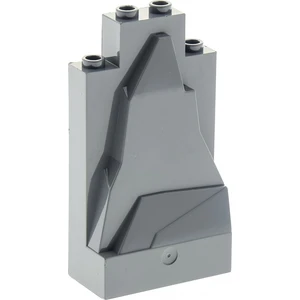 1x Lego Felsen Panele 2x4x6 neu-dunkel grau Stein 33458 54782 57512 47...