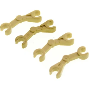 4x Lego Figuren Star Wars Arm Droide beige 6330119 4261885 49754 30377