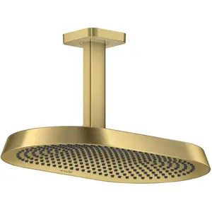 Axor, Duschbrause, ShowerSphere Douche de tête 370/220 2jet EcoSmart avec raccordement au plafond, 39758950, 39758950 (2 Strahlarten, 8 l/min) günstig