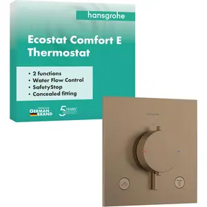hansgrohe Thermostat UP Ecostat Comfort E Fertigset 2 Verbraucher BBR, 1 Stk. günstig