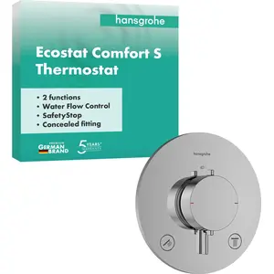 hansgrohe Thermostat UP Ecostat Comfort S Fertigset 2 Verbraucher chrom, 1 Stk. günstig