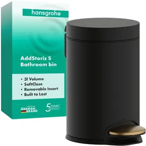 hansgrohe AddStoris poubelle à pédale, 41775140, 41775140, Abfalleimer, Bronze günstig