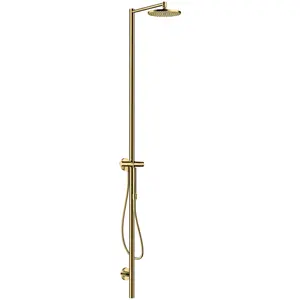 hansgrohe, Duschsystem, AXOR Starck Nature Duschsäule Set, mit Kopfbrause 240 1jet, Aufputzmontage günstig