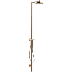 hansgrohe, Duschsystem, AXOR Starck Nature Duschsäule Set, mit Kopfbrause 240 1jet, Aufputzmontage günstig