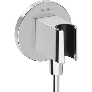 hansgrohe Wandanschluss, FixFit S, mit Brausehalter, G1/2, Kunststoff, chrom, 1 Stk. günstig