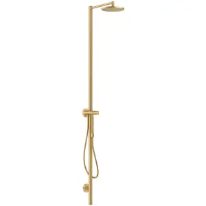 hansgrohe, Duschsystem, AXOR Starck Nature Duschsäule Set, mit Kopfbrause 240 1jet, Aufputzmontage günstig