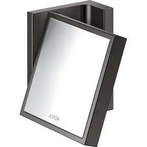 hansgrohe Rasierspiegel Axor Uni. Rectangular neigbar, Wandmont., pol. black chrome günstig