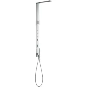 hansgrohe, Duschsystem, AXOR ShowerComposition Duschpaneel, mit Thermostat, Kopfbrause 110/220, Schulterbrause, in günstig