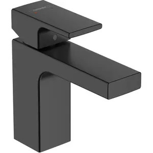 hansgrohe Waschtischmischer Vernis Shape 100 mit Wasserführung, Mattschwarz, 1 Stk. günstig