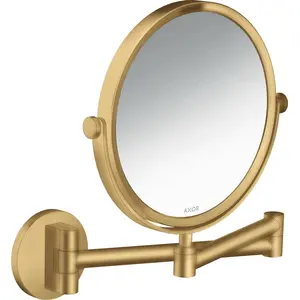hansgrohe Rasierspiegel Axor Uni. Circular Wandmontage, brushed gold o... günstig