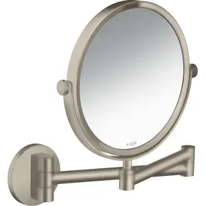 hansgrohe Rasierspiegel Axor Uni. Circular Wandmontage, brushed nickel günstig